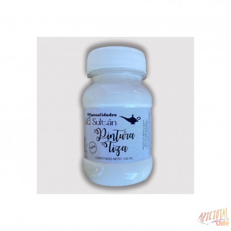 PINTURA TIZA 100 ML BLANCA