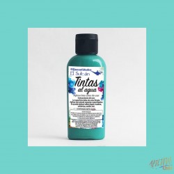 TINTA AL AGUA 60 ML VERDE TURQUESA