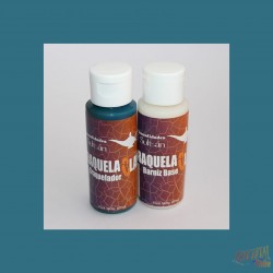 SET CRAQUELADOR 60 ML PASO 1 Y 2 VERDE TURQUESA