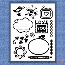 SELLOS PARA MANUALIDADES 14X18 CMS CS-3306